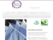 Tablet Screenshot of glamourcleanersnyc.com